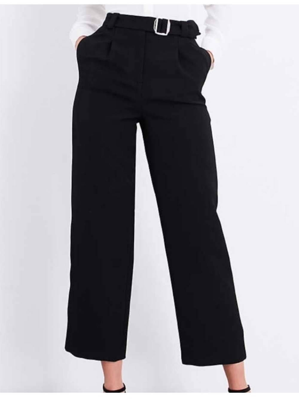 Maje Pastol Wide Leg Ankle‎ Trouser Pants Size 40 (Large)